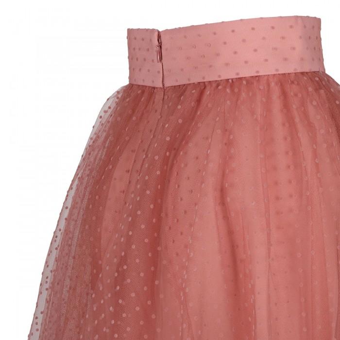 Le Noir Cortina Tulle Blush Hue Skirt