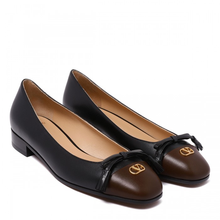 Le Noir Cortina Valet Du Roi Slingback Ballerinas