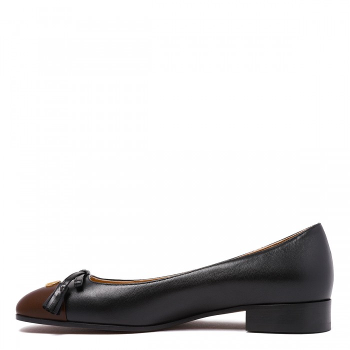 Le Noir Cortina Valet Du Roi Slingback Ballerinas