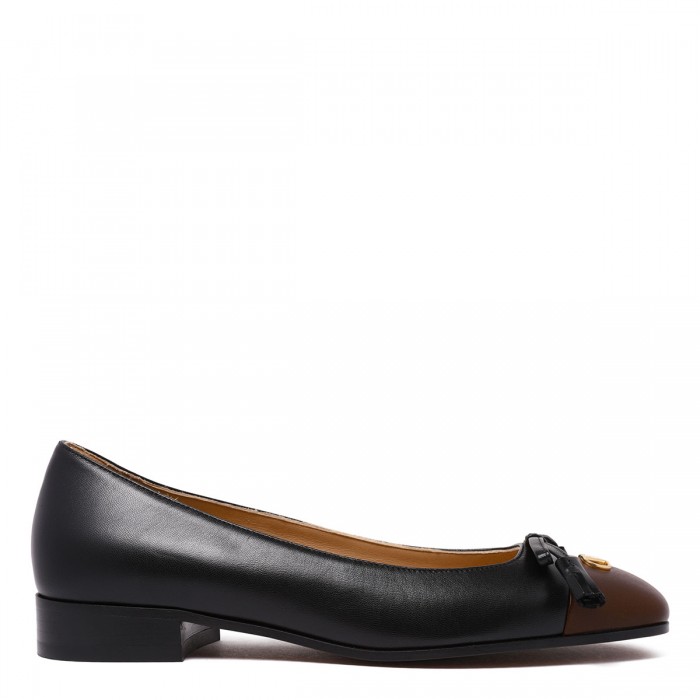 le noir cortina Valet Du Roi slingback ballerinas