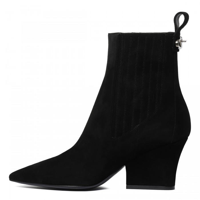 Le Noir Cortina VLogo Lockette Beatle Booties