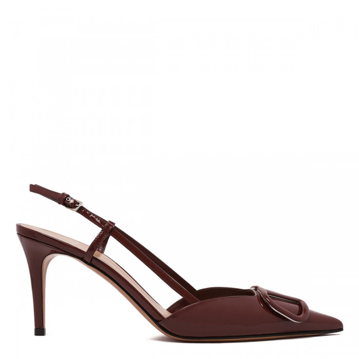 le noir cortina Vlogo Signature 80 slingback pumps