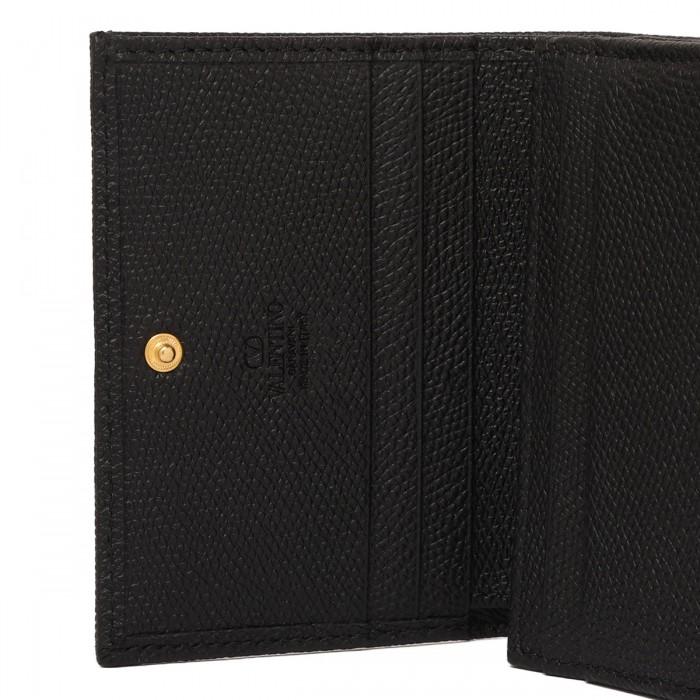 Le Noir Cortina VLogo Signature Compact Wallet