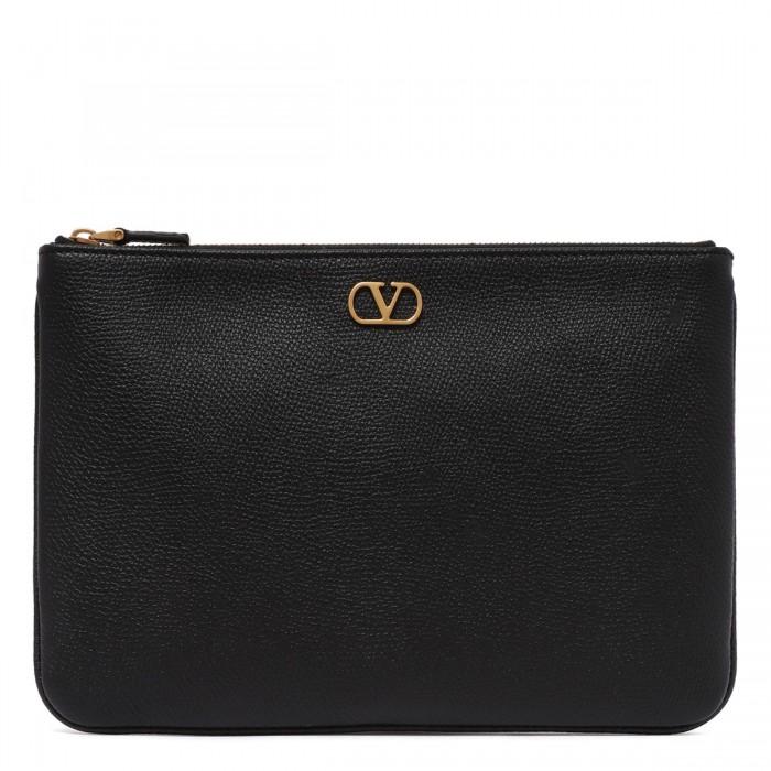 le noir cortina Vlogo Signature flat pouch