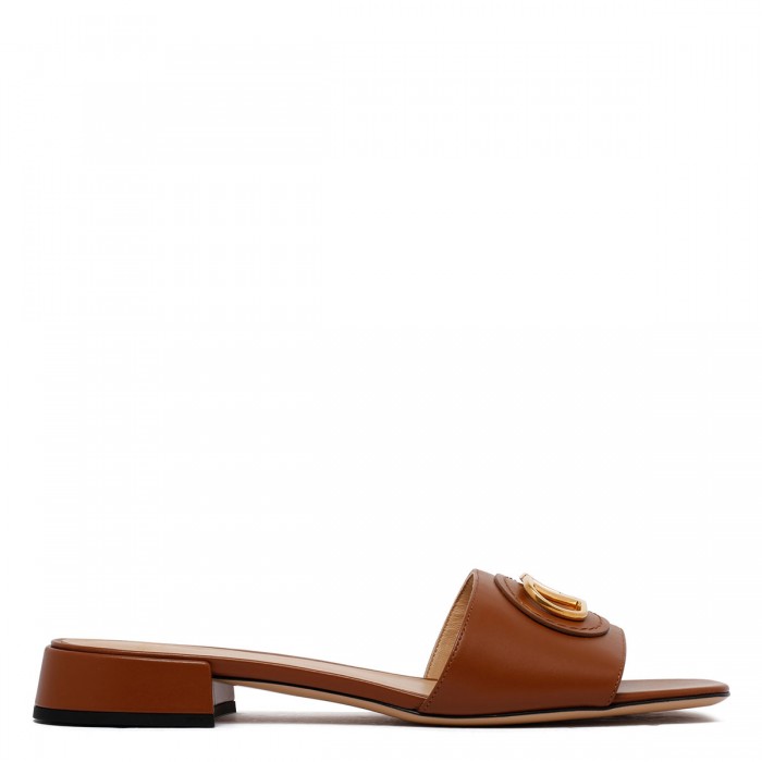 le noir cortina VLogo Signature flat sandals