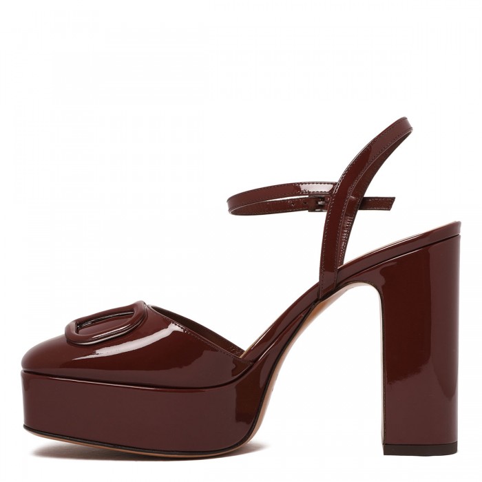Le Noir Cortina VLogo Signature Platform Pumps