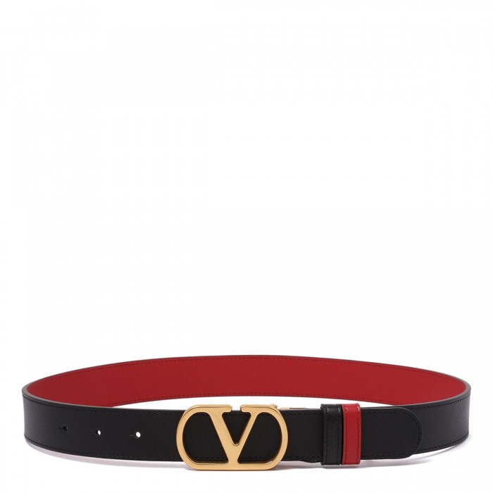 le noir cortina Vlogo signature reversible belt
