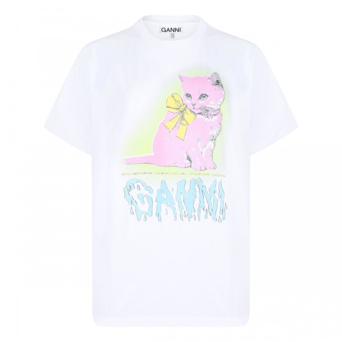 le noir cortina White Kitty T-shirt