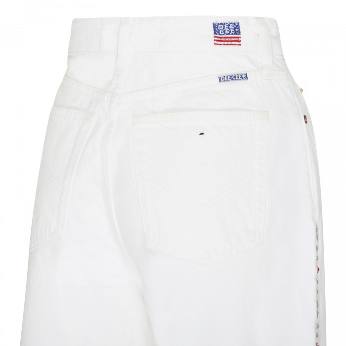 Le Noir Cortina White Palazzo Jeans