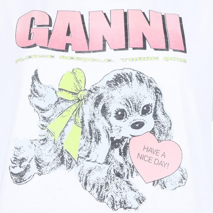 Le Noir Cortina White Puppy T-shirt