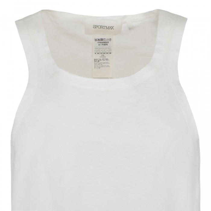 Le Noir Cortina White Supreme Tank Top