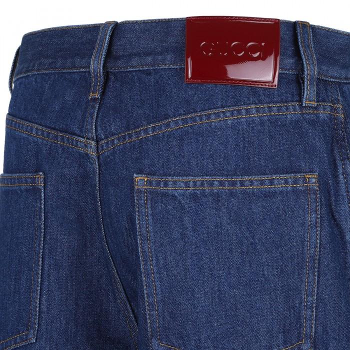 Le Noir Cortina Wide Leg Denim Pants