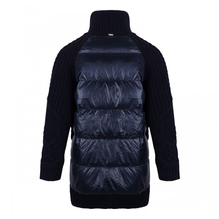 Le Noir Cortina Wool And Nylon Down Long Jacket