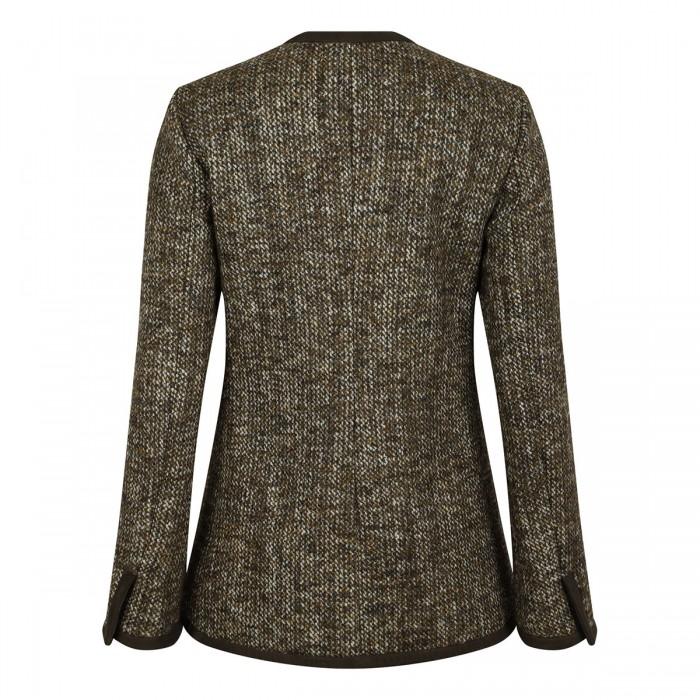 Le Noir Cortina Wool Blend Boxy Jacket