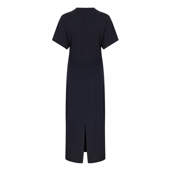 Le Noir Cortina Wool Jersey Midi Dress