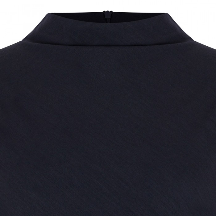 Le Noir Cortina Wool Jersey Midi Dress
