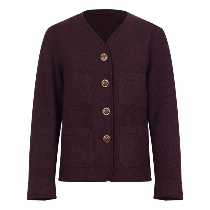 le noir cortina Wool slim jacket