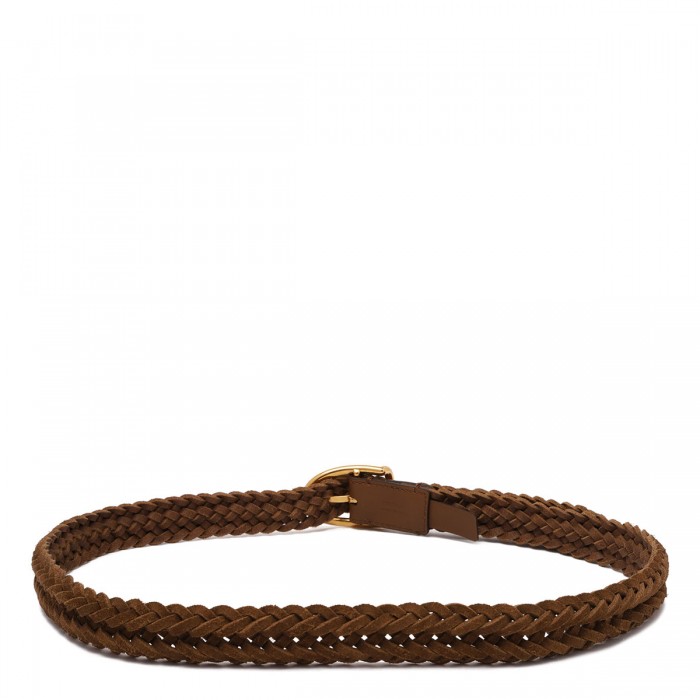 Le Noir Cortina Woven Suede Belt