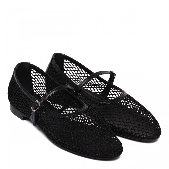 Le Noir Cortina Zante Mesh Ballerinas