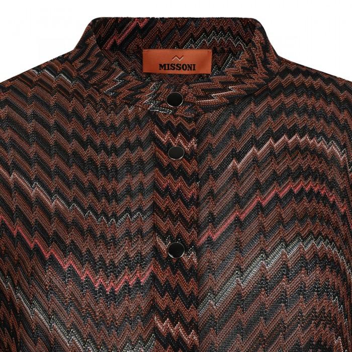 Le Noir Cortina ZigZag Pattern Blouse