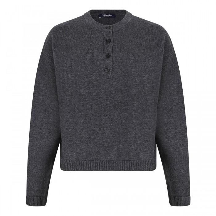 le noir cortina London wool and cashmere mini jumper