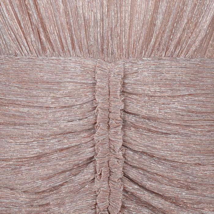 Le Noir Cortina Rampling Metallic Jersey Mini Dress