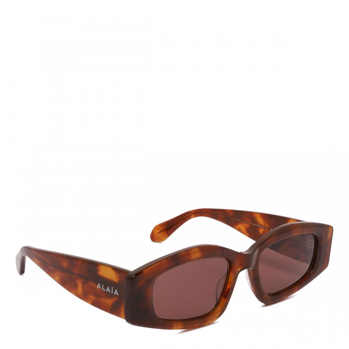 Le Noir Cortina Rectangular Tortoiseshell Sunglasses