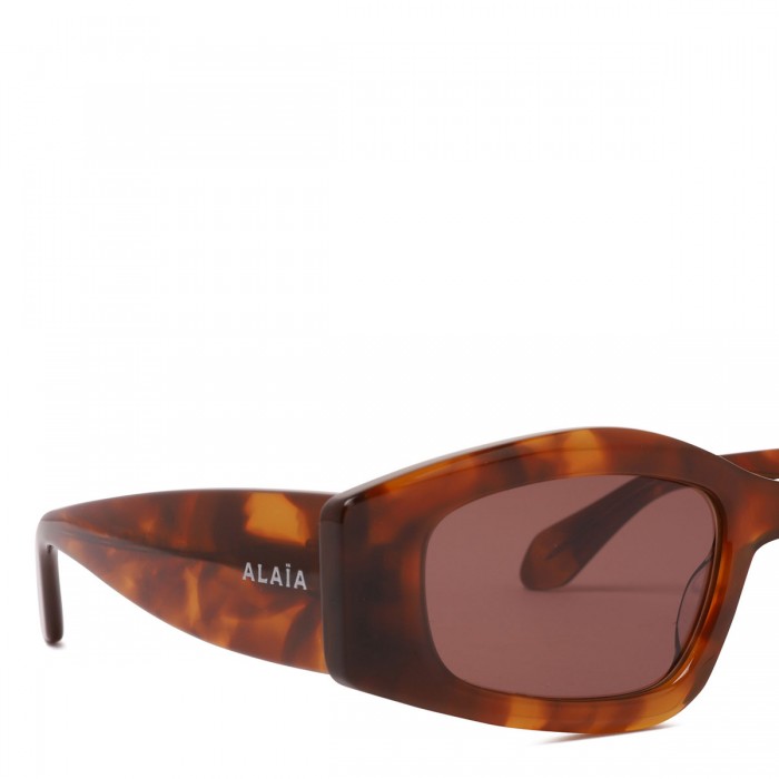 Le Noir Cortina Rectangular Tortoiseshell Sunglasses