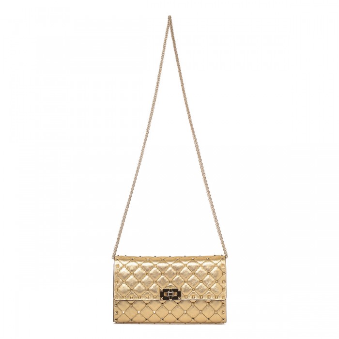 Le Noir Cortina Rockstud Spike Crossbody Clutch Bag