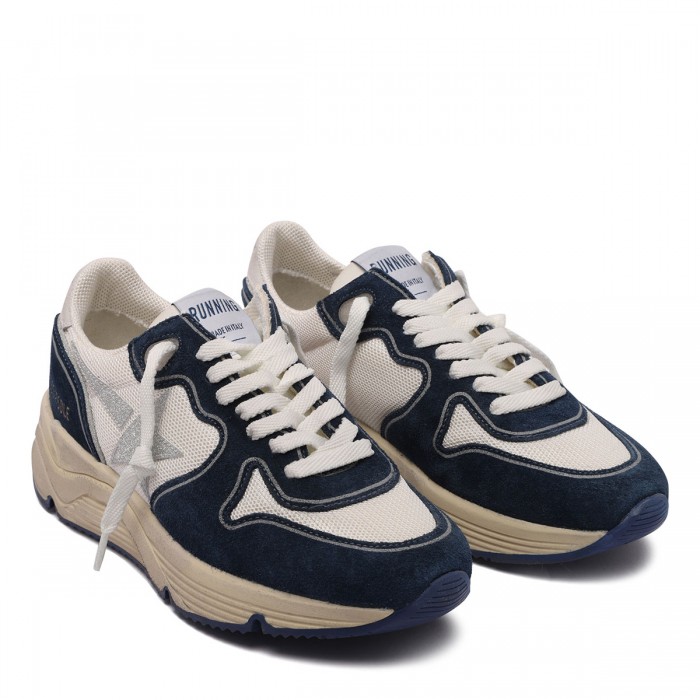 Le Noir Cortina RunningSole Canvas And Nubuck Sneakers