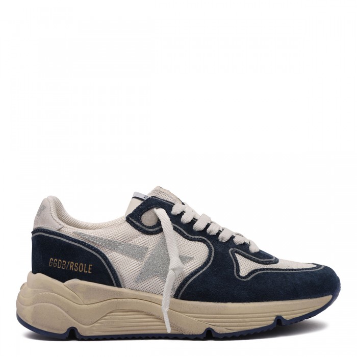 le noir cortina RunningSole canvas and nubuck sneakers