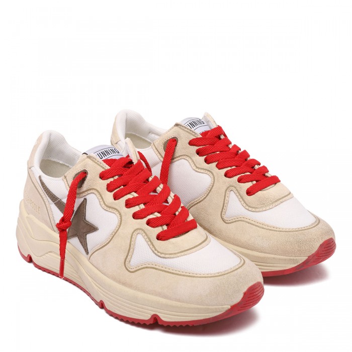 Le Noir Cortina RunningSole Sneakers With Green Star