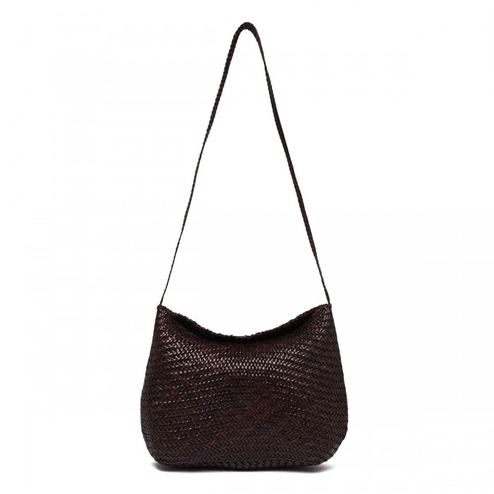 le noir cortina Santa Marta dark brown shoulder bag