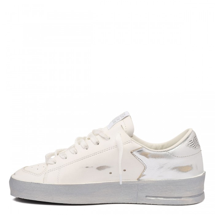 Le Noir Cortina Stardan Silver Mirror-effect Star Sneakers