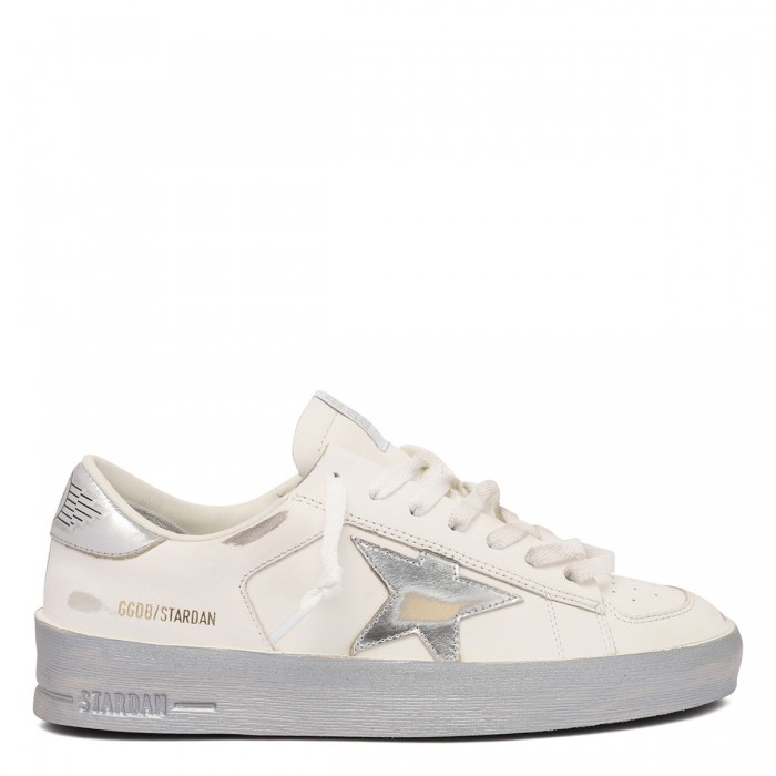 le noir cortina Stardan silver mirror-effect star sneakers