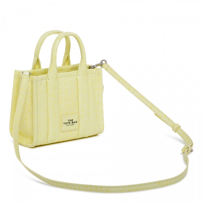 Le Noir Cortina The Shiny Crinkle Yellow Micro Tote