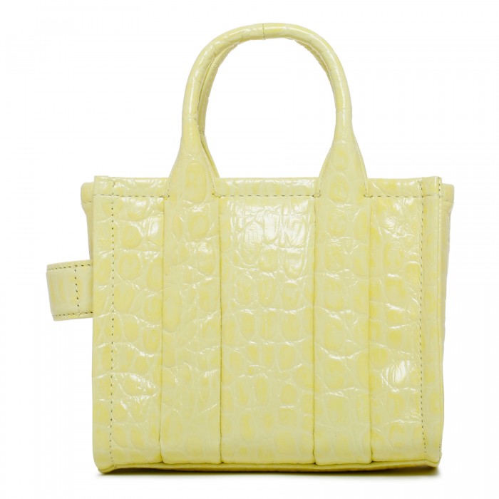 Le Noir Cortina The Shiny Crinkle Yellow Micro Tote