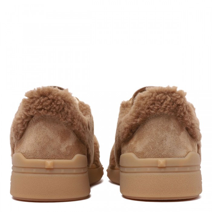 Le Noir Cortina Upvillage Shearling-effect Sneakers