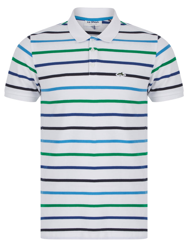 le shark Shelton Cotton Striped Polo Shirt