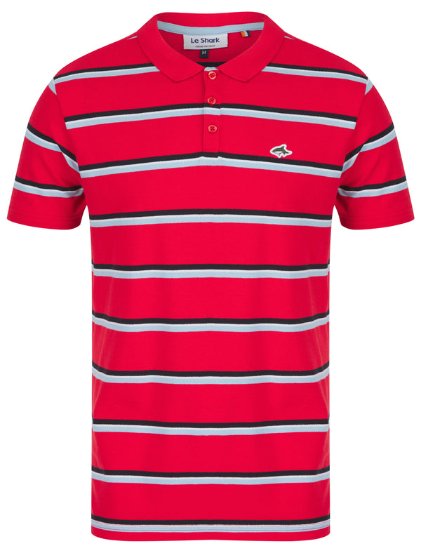 Le Shark Upwey Cotton Striped Polo Shirt