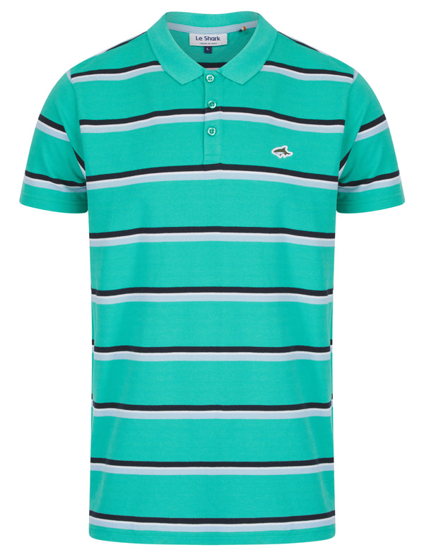 le shark Upwey Cotton Striped Polo Shirt