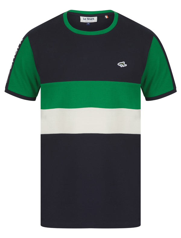 le shark Wandsworth Cotton Striped T-Shirt