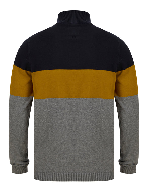 Le Shark Striker Half Zip Cotton Funnel Neck Jumper