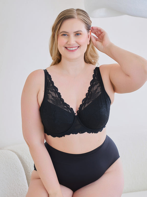 Leading Lady The Willow - Lace Plunge Underwire Bra