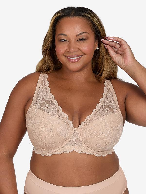 leading lady The Willow - Lace Plunge Underwire Bra