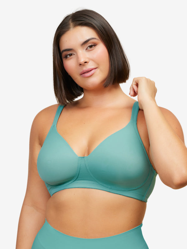 leading lady The Brigitte Full Coverage - Padded Underwire T-Shirt Bra