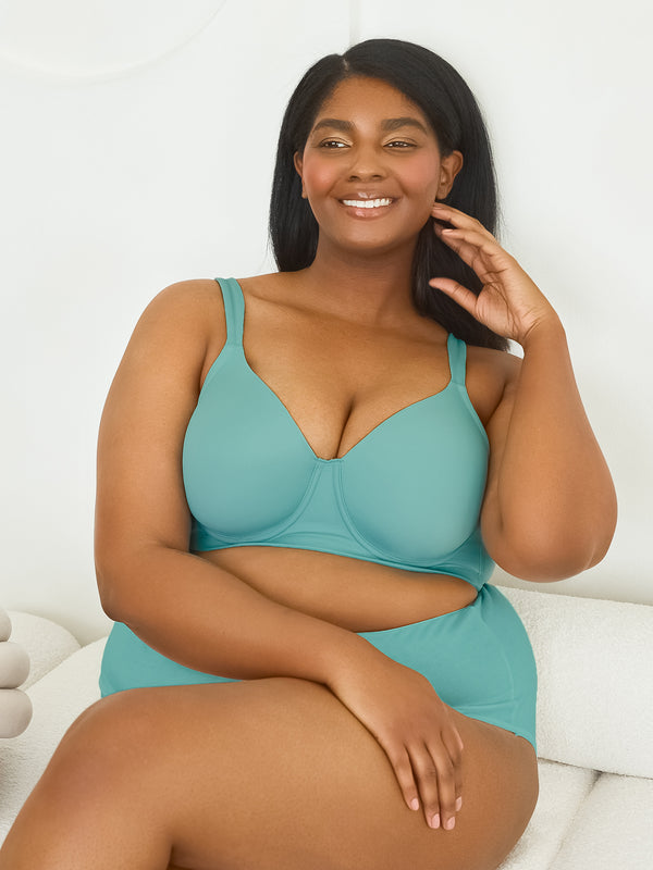Leading Lady The Brigitte Full Coverage - Padded Wireless T-Shirt Bra
