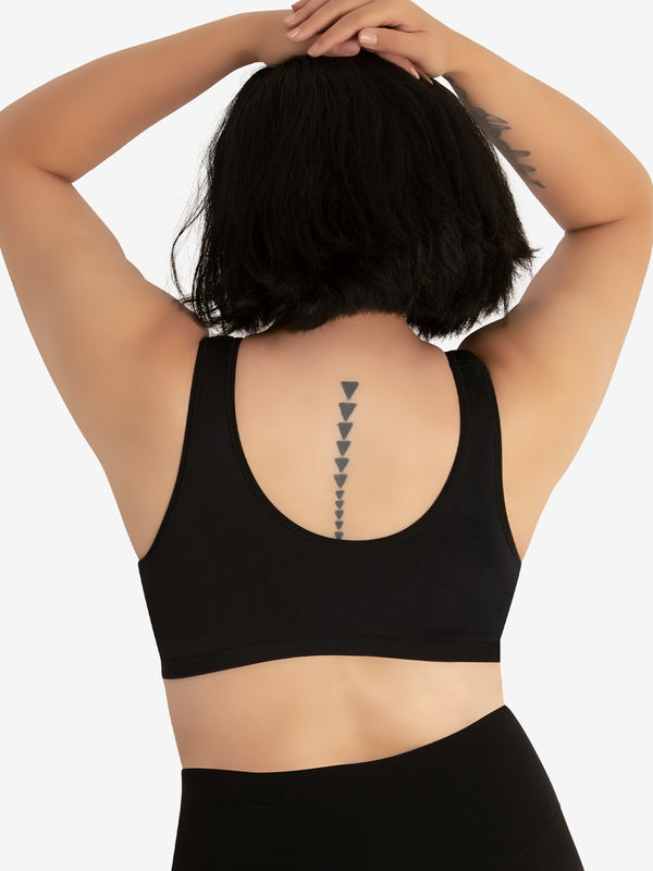 Leading Lady The Charlene - Seamless Comfort Crossover With Mesh