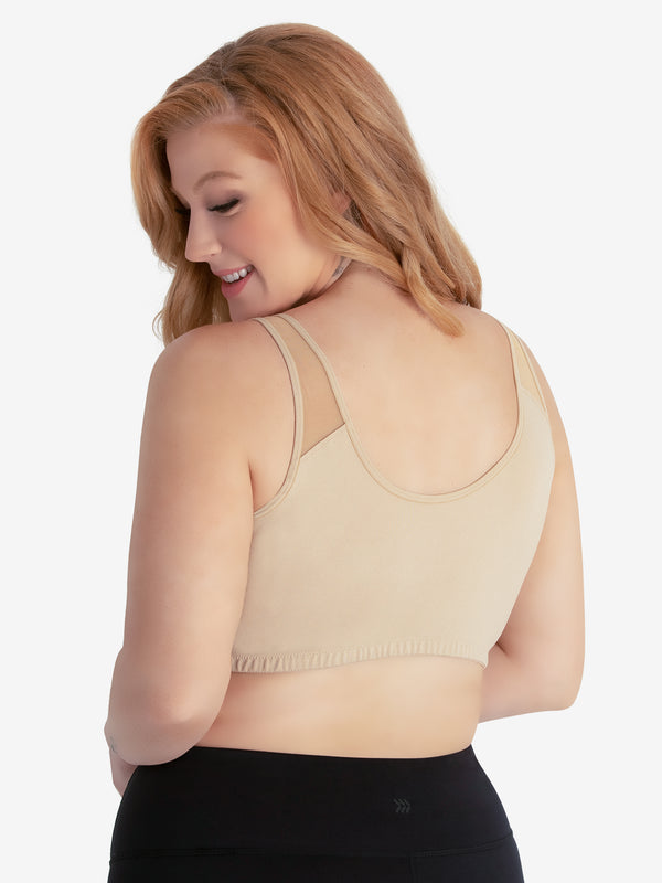 Leading Lady The Charlene - Seamless Comfort Crossover With Mesh