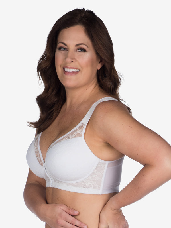 Leading Lady The Grace - Lace Covered Wireless Posture Bra
